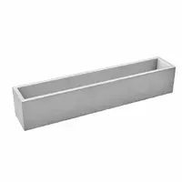 Beton Pflanzentr&ouml;ge rechteckig, glatt
