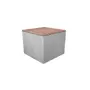 ATINove Hocker mit Holzauflage