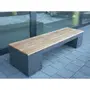 ATINove Sitzb&auml;nke mit Holzauflage