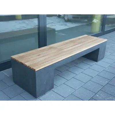 ATINove Sitzb&auml;nke mit Holzauflage