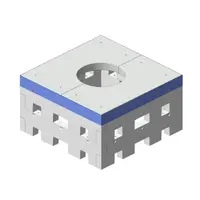 D-8.1: Unterbau Typ 180 mit System Typ 330 / 50 kN / Beton-Halbplatten