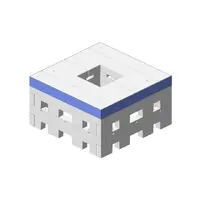 D-9.1: Unterbau Typ 180 mit System Typ 340-360 / 50 kN / Beton-Platten