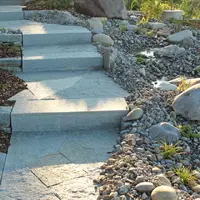 Pietra di Luserna blue Blockstufen