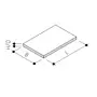ATIPlan Platten nach Mass, grau gestrahlt