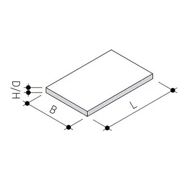 ATIPlan Platten nach Mass, grau gestrahlt